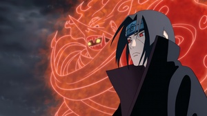 Itachi Uchiha, Susanoo mode, Naruto, 4K wallpaper