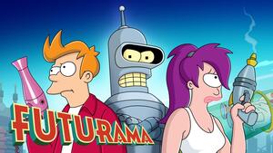 Futurama, Poster, Cartoon, TV series, Animated series, Phillip J Fry, Bender (Futurama), Leela (Futurama), 4K wallpaper