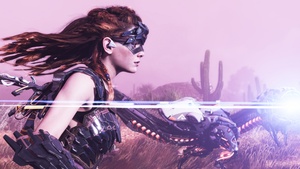 Aloy, Ultrawide, Horizon Zero Dawn, Gameplay, 4K wallpaper