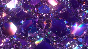 Crystals, Rainbow, Dispersion, Mirror, Symmetric, Glossy, Colorful, Vivid, Symmetry, Psychedelic, 4K wallpaper