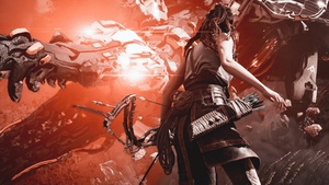 Aloy, Panorama, Horizon Zero Dawn, Gameplay, Ultrawide, 4K wallpaper