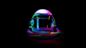 Glitch art, Cyberpunk, Distortion, Futuristic, Holographic, Dark aesthetic, Dark background, 4K wallpaper