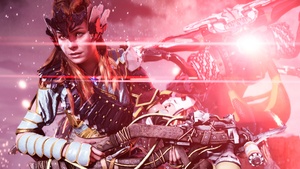 Aloy, Horizon Zero Dawn, Gameplay, Ultrawide, 4K wallpaper