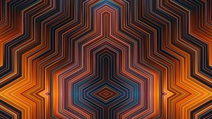 Symmetry, Geometric, Colorful, Lines, Abstract lines, 4K wallpaper