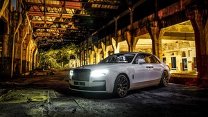 Rolls-Royce Black Badge Ghost, Performance Sedan, 2022, 4K wallpaper