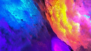 3D Art, Texture, Glowing, Macro, Colorful background, 4K wallpaper