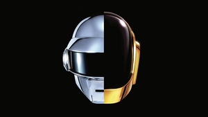 Daft Punk, AMOLED, Electronic music duo, French, Daft Punk Helmet, Black background, 4K wallpaper