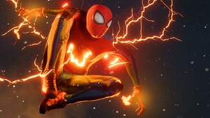 Spider-Man: Miles Morales, Lightning, PlayStation 4, PlayStation 5, Marvel Comics, Spiderman, 4K wallpaper