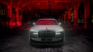 Rolls-Royce Black Badge Ghost, Luxury cars, 2022, 4K wallpaper