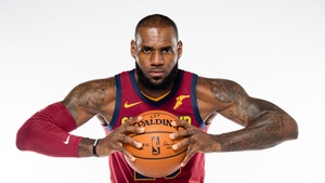 LeBron James, American, Basketball player, NBA, Lakers, White background, 4K wallpaper