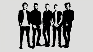One Direction, Minimalist, Boy band, Pop band, Louis Tomlinson, Niall Horan, Harry Styles, Liam Payne, Zayn Malik, White background, Monochrome, Black and White, 4K wallpaper