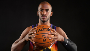 Chris Paul, NBA, Basketball player, Phoenix Suns, Black background, 4K wallpaper