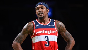 Bradley Beal, NBA, Basketball player, Washington Wizards, Dark background, 4K wallpaper