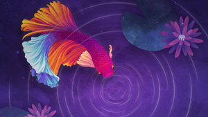 Ripple, Purple background, Girly backgrounds, 4K wallpaper