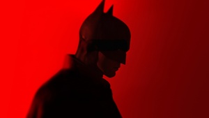 The Batman, 2022 Movies, DC Comics, Red background, 4K wallpaper