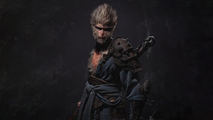Black Myth: Wukong, Dark background, Destined One, 2024 Games, 4K wallpaper