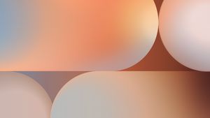 Samsung Galaxy Tab S10, Stock, Pastel orange, Abstract background, 4K wallpaper