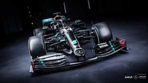 Mercedes-AMG F1 W11 EQ Performance, Race cars, Formula One cars, Formula E racing car, Dark background, 4K wallpaper