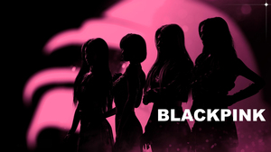 Blackpink, Silhouette, Lisa, Jennie, Jisoo, Rose (Blackpink), Pink aesthetic, Dark pink, K-Pop singers, 4K wallpaper