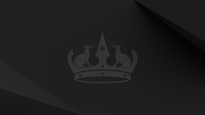 Ubuntu Mascot, Dark abstract, Dark background, 4K wallpaper