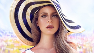 Lana Del Rey, American singer, Portrait, Girly, 4K wallpaper