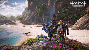 Aloy, Charger, Horizon Forbidden West, Gameplay, 2022 Games, PlayStation 4, PlayStation 5, 4K wallpaper