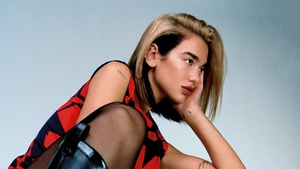 , Albanian singer, Pop album, Dua Lipa, 4K wallpaper