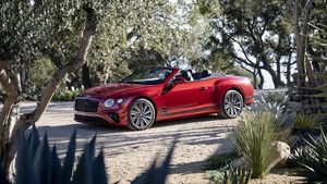 Bentley Continental GT Speed, Convertible, Luxury cars, 2022, 4K wallpaper
