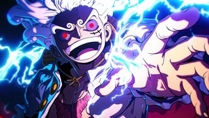 Luffy, Sun God Nika, Gear 5, One Piece, 4K wallpaper
