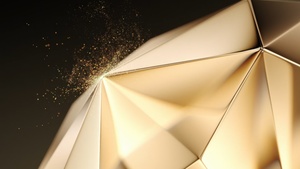 Golden, Diamond, Tecno Phantom V Fold 2 Stock, Dark background, 4K wallpaper