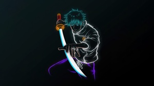Yuta Okkotsu, Dark background, Jujutsu Kaisen, 4K wallpaper