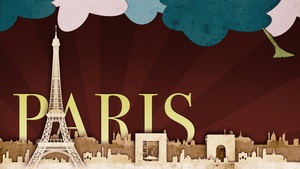 Paris, Eiffel Tower, Paper Art, Landmarks, Digital Art, France, 4K wallpaper