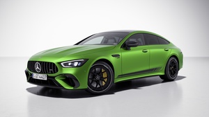 Mercedes-AMG GT 63 S E Performance, 4-Door Coupe, 2022, White background, Hybrid cars, 4K wallpaper