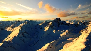 Swiss Alps, Alps mountains, Aerial view, Morning, Sunny day, 4K wallpaper