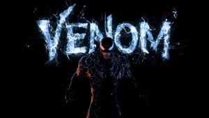 Venom, Marvel Comics, Marvel Superheroes, Black background, Digital Art, 4K wallpaper