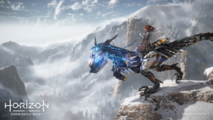 Aloy, Clawstrider, Horizon Forbidden West, Gameplay, 2022 Games, PlayStation 4, PlayStation 5, 4K wallpaper
