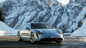 Porsche Taycan 4S Sport Turismo, 2022, 4K wallpaper