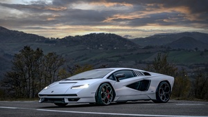 Lamborghini Countach LPI 800-4, Scenic, 2022, Sports cars, 4K wallpaper