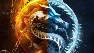 Scorpion, Sub-Zero, Mortal Kombat, Dragon, 4K wallpaper