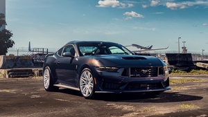 Ford Mustang Dark Horse, Outdoor, 4K wallpaper
