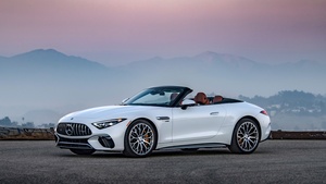 Mercedes-AMG SL 55 4MATIC, 2022, 4K wallpaper