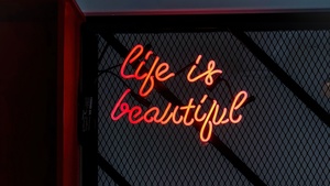 Neon typography, Night, Neon sign, 4K wallpaper
