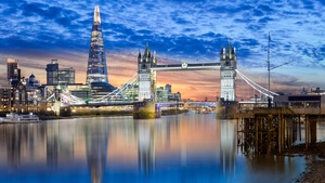 London, Tower Bridge, London Bridge, River Thames, Europe, Reflections, Cityscape, England, 4K wallpaper