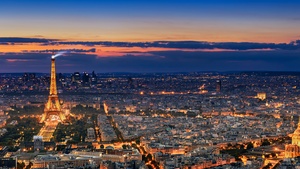 Eiffel Tower, Paris, Aerial view, Panorama, Cityscape, France, 4K wallpaper