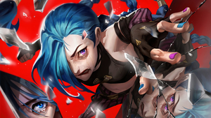 Jinx, Arcane: League of Legends, 4K wallpaper