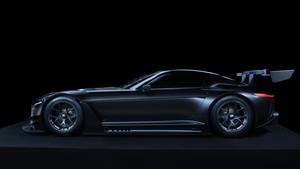 Toyota GR GT3 Concept, Sports cars, 2022, Black background, 4K wallpaper