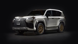 Lexus LX 600 Off-Road, 2022, Dark background, 4K wallpaper