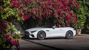 Mercedes-AMG SL 55 4MATIC, 2022, 4K wallpaper