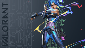 Neon, Valorant, 4K wallpaper