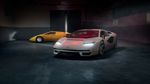 Lamborghini Countach LP500 1987, Lamborghini Countach LPI 800-4, 2022, 4K wallpaper